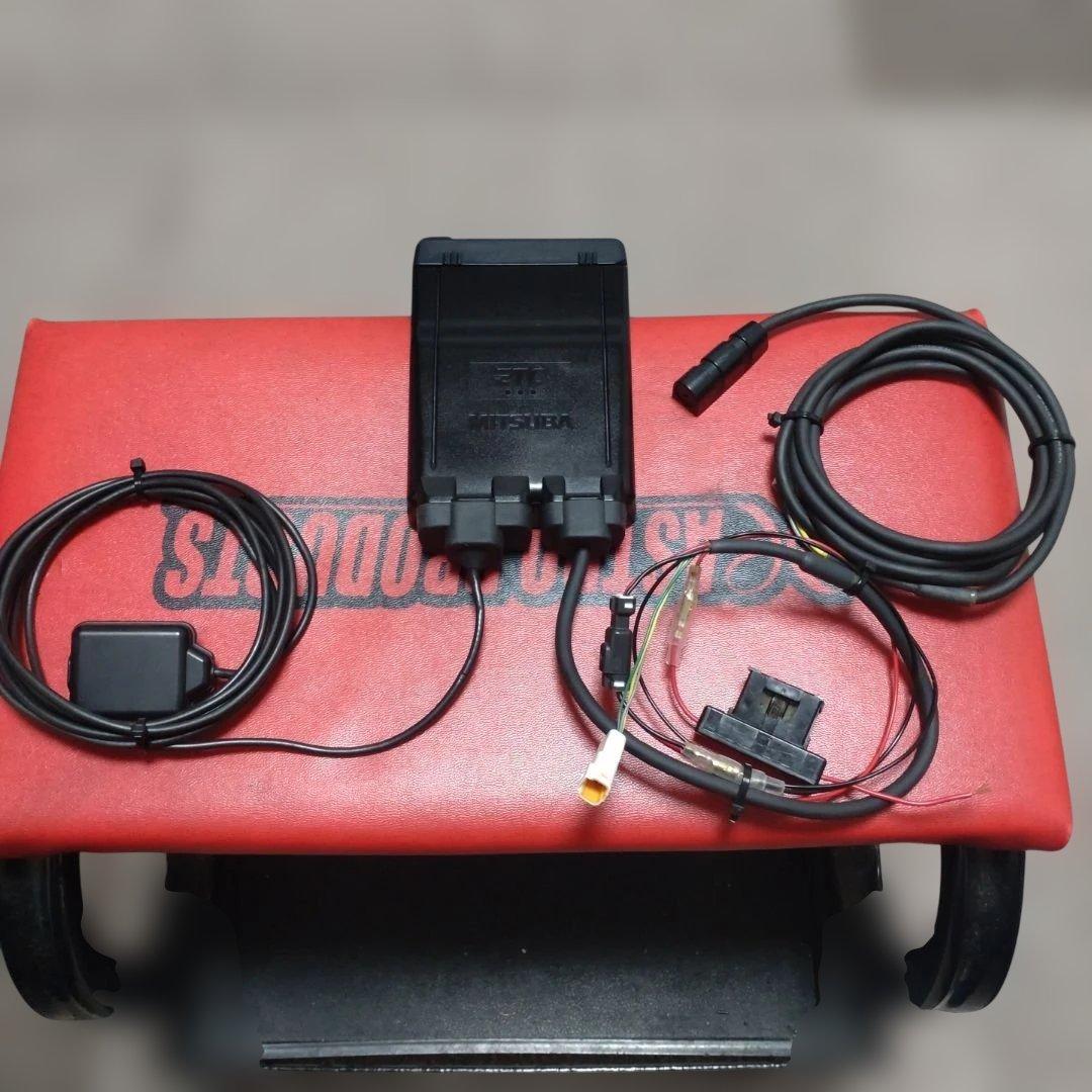 バイク用　ETC　車載器　ミツバ　BE61-W　（検索用）ETC2.0　1150