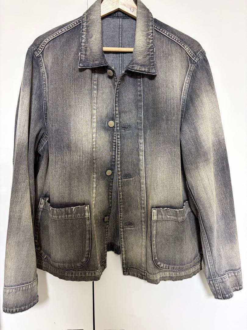 ジャケット・アウター LIDNM Fog Washed Chore Jacket