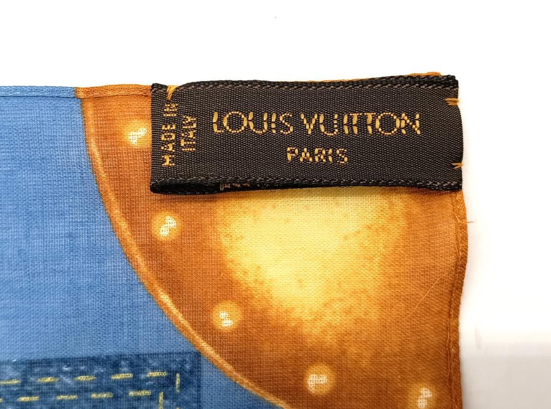 LOUIS VUITTON ルイヴィトン カレ・モノグラム デニム ブルー系