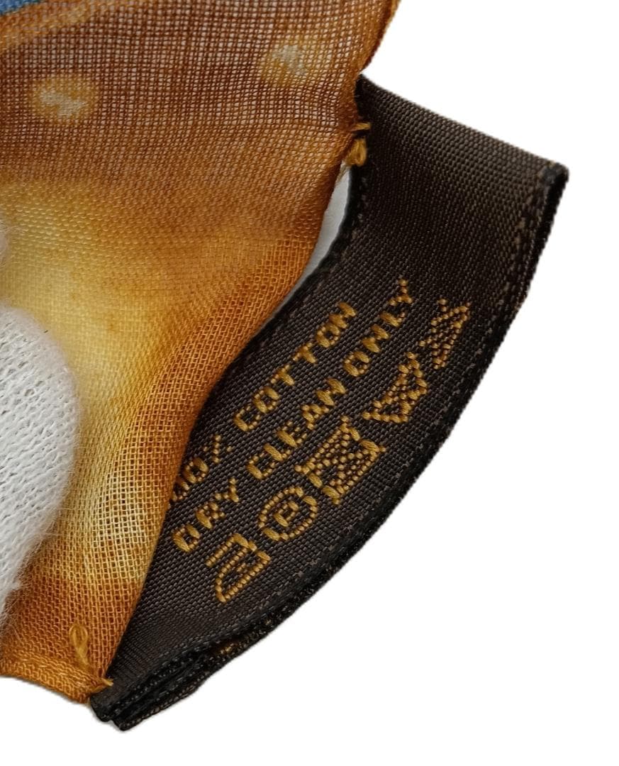 LOUIS VUITTON ルイヴィトン カレ・モノグラム デニム ブルー系