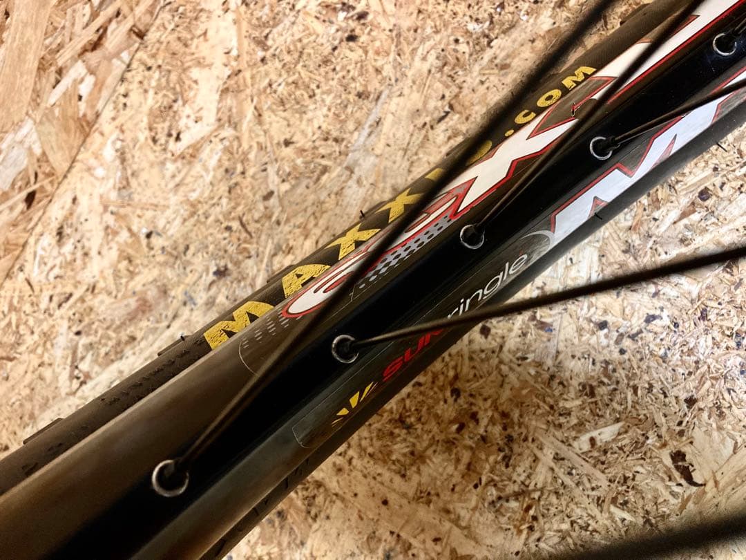 MTB 26インチホイール　マキシスタイヤ付き