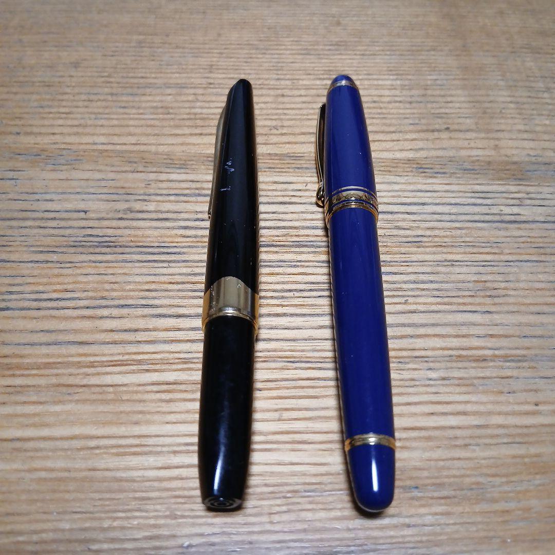 な*べ様 【14金】PILOT、プラチナ万年筆 【ジャンク品】2本セット【14K
