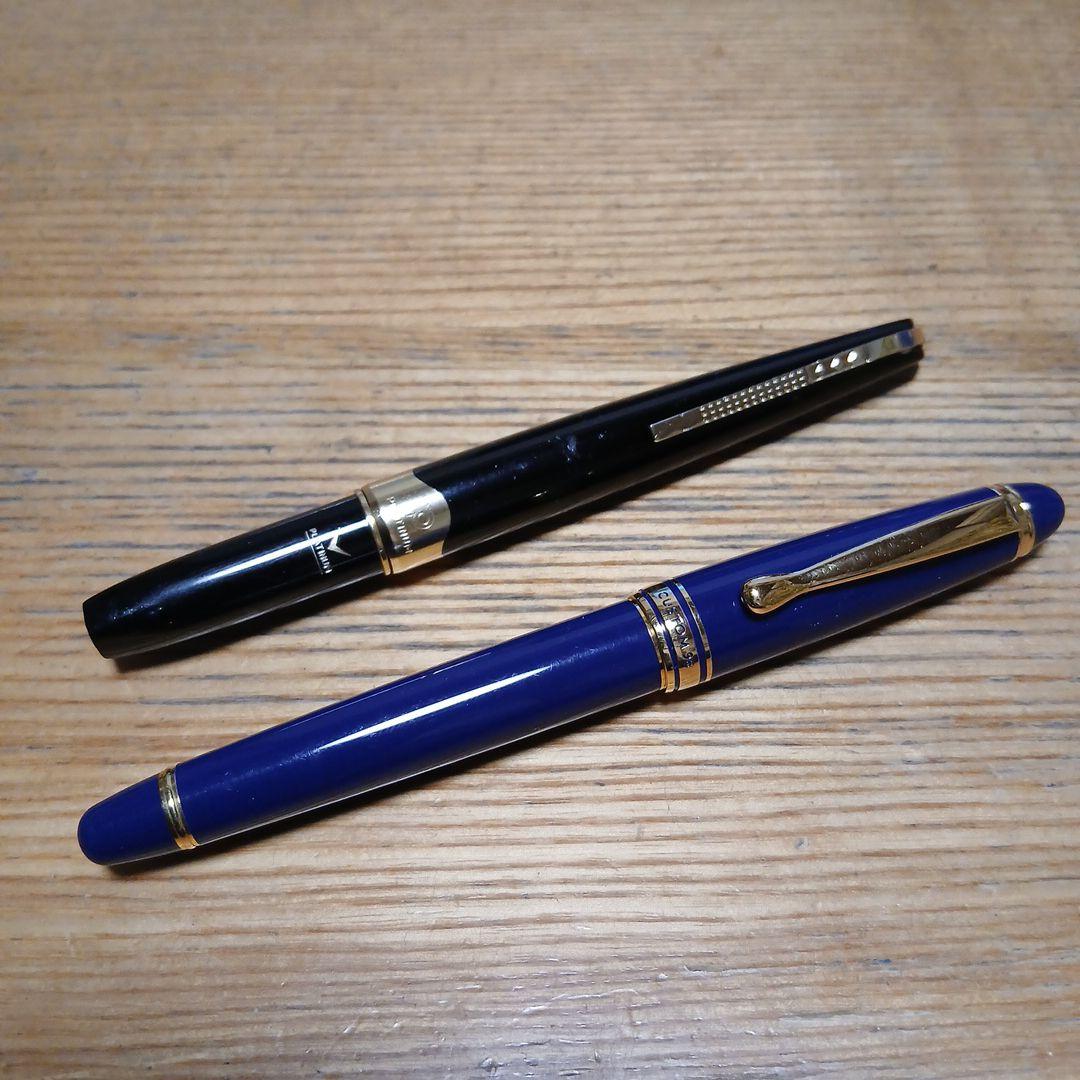 な*べ様 【14金】PILOT、プラチナ万年筆 【ジャンク品】2本セット【14K