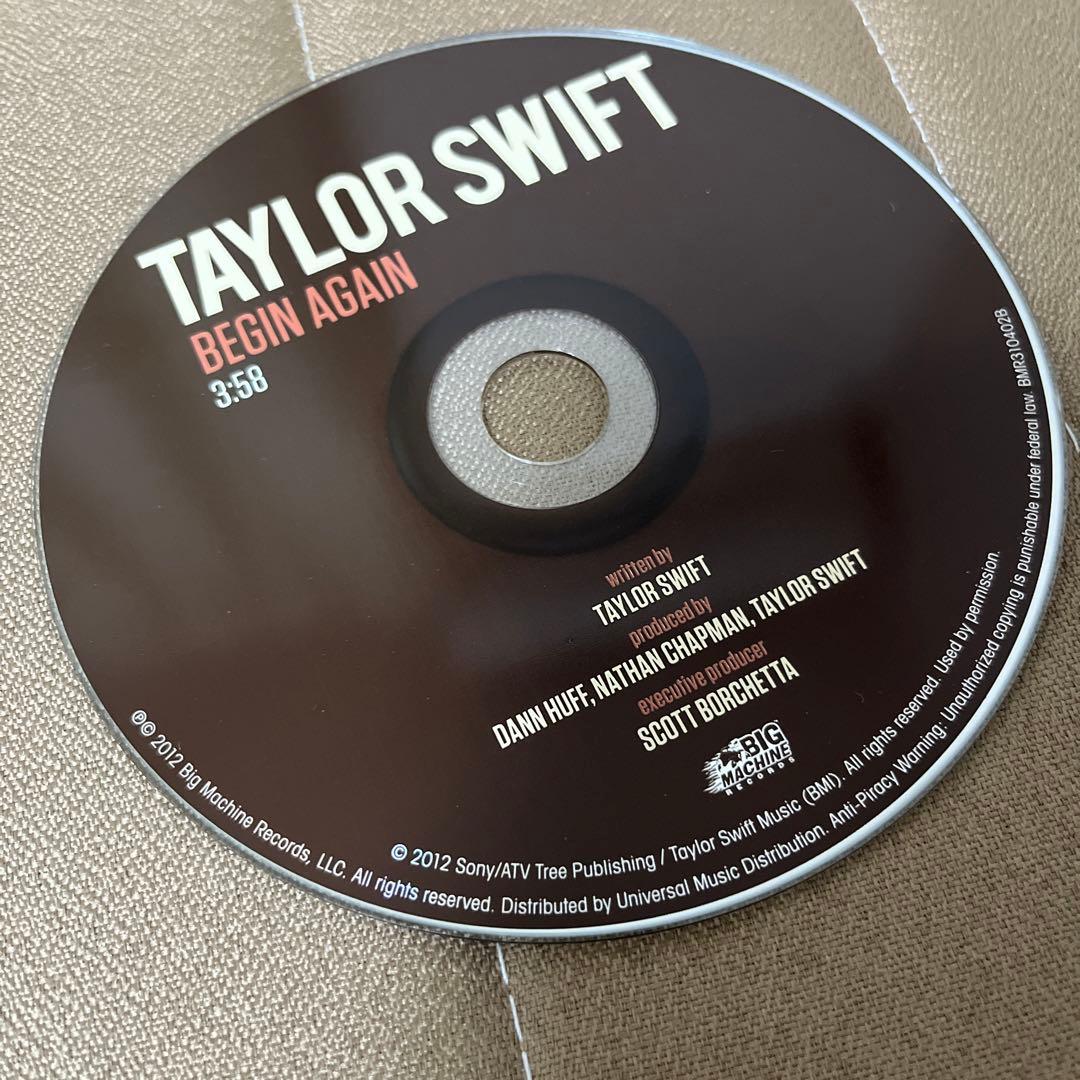 Taylor Swift BEGIN AGAIN 限定版シングルCD