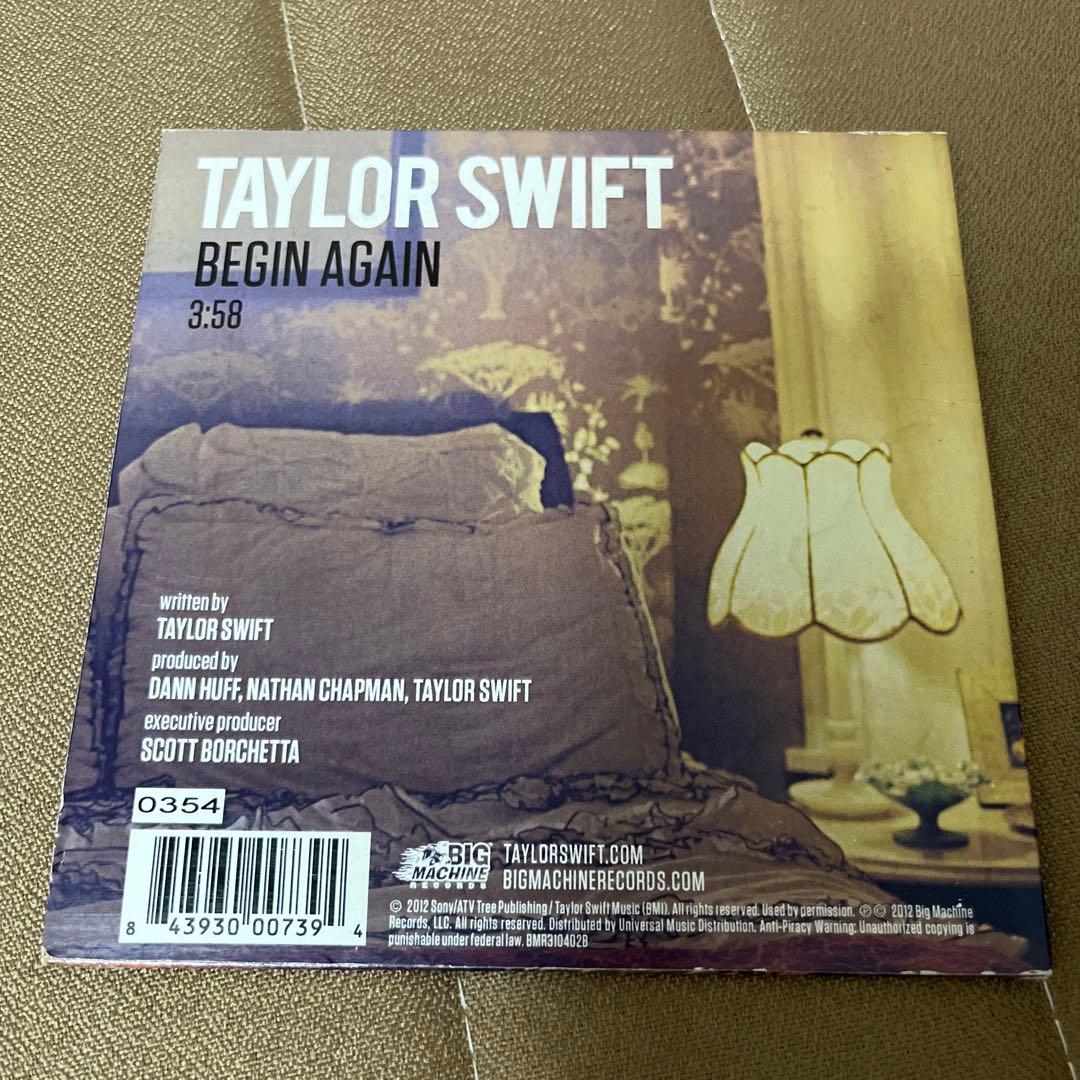 Taylor Swift BEGIN AGAIN 限定版シングルCD