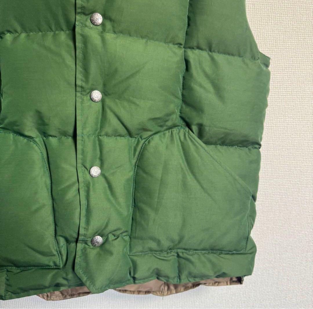 シェラデザイン　ダウンベスト　グリーン　サイズM