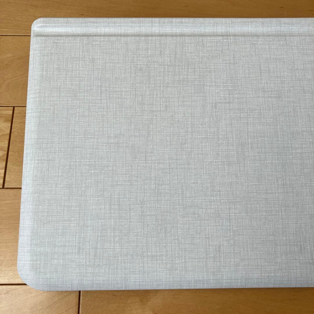 リクシル　まる洗いカウンター　ファブリック調ホワイト　90cm