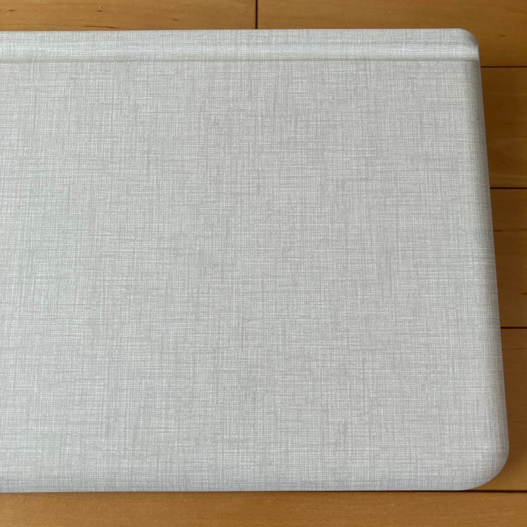 リクシル　まる洗いカウンター　ファブリック調ホワイト　90cm