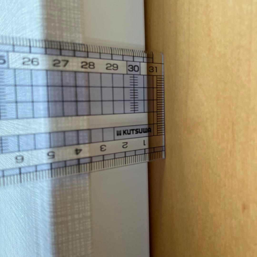 リクシル　まる洗いカウンター　ファブリック調ホワイト　90cm