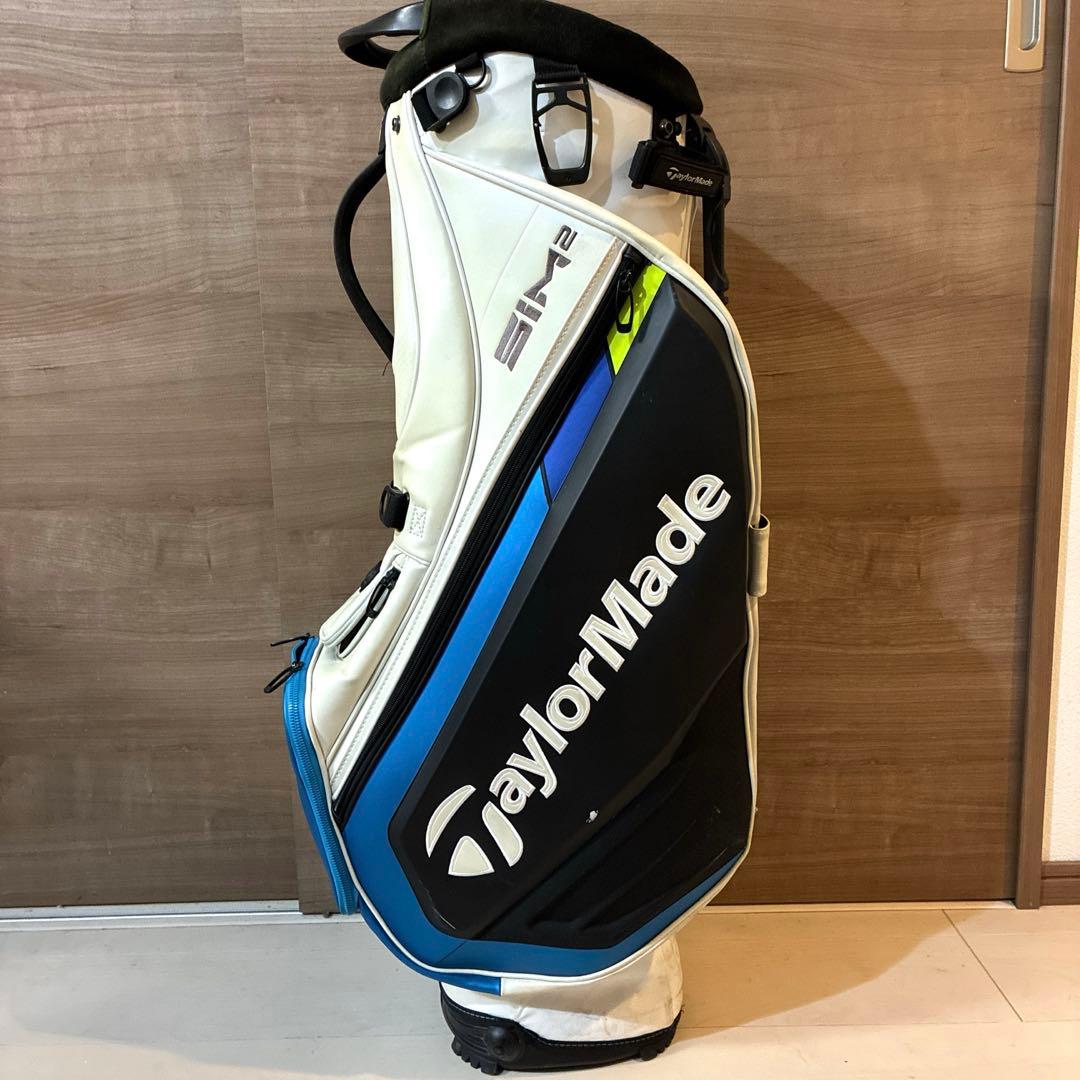 TaylorMade SIM2 キャディバッグ ホワイト/ブラック/ブルー