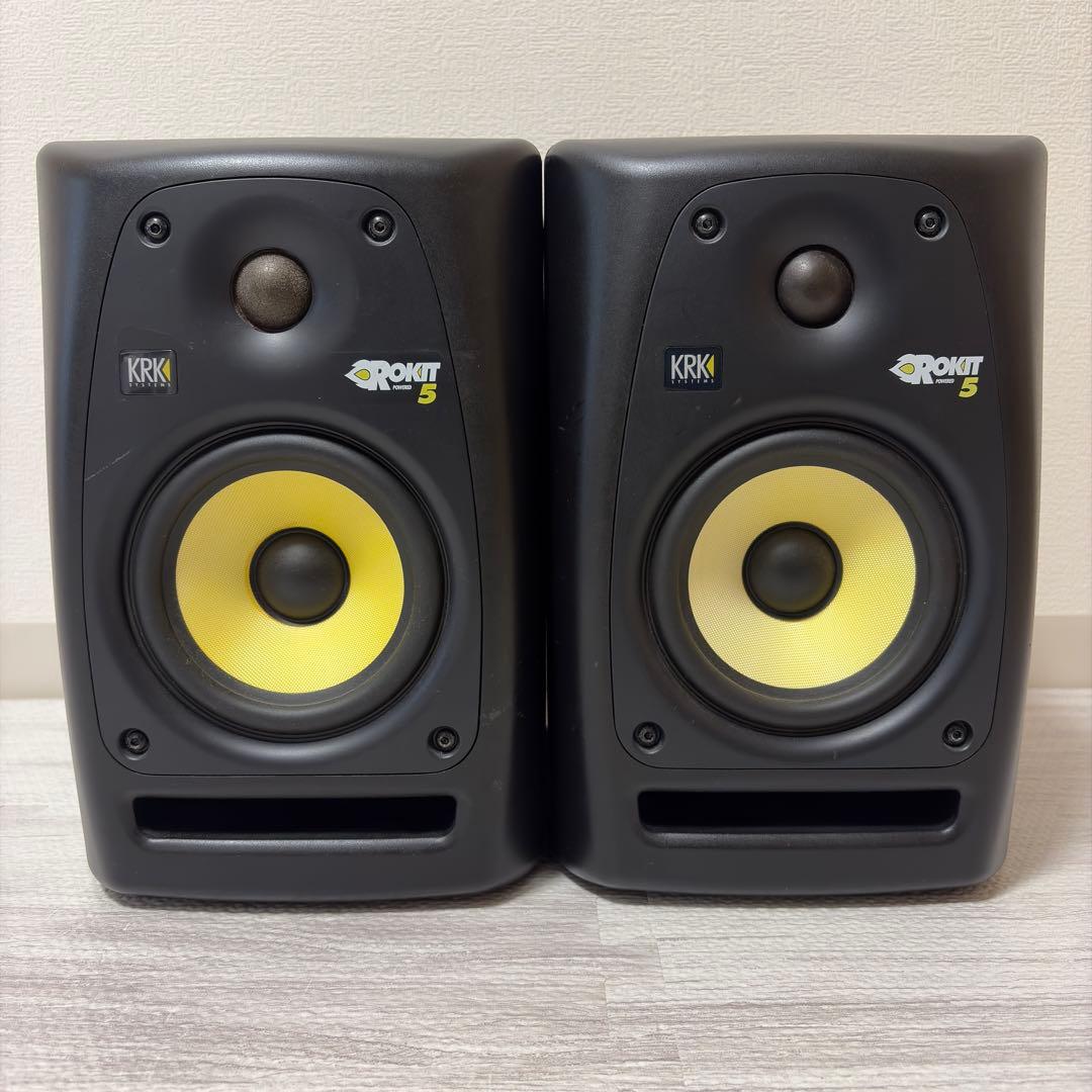 【動作確認済み・中古】KRK Rokit 5 スタジオモニタースピーカーセット