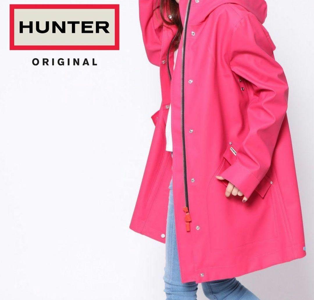 新品　わけあり　ハンター　HUNTER レインコート　XS オレンジ