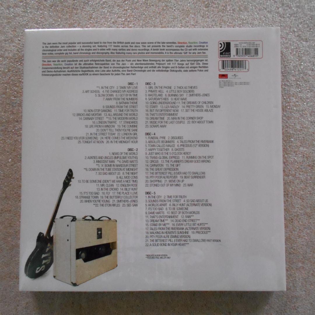 The Jam; Direction, Reaction. 新品未開封 5CD