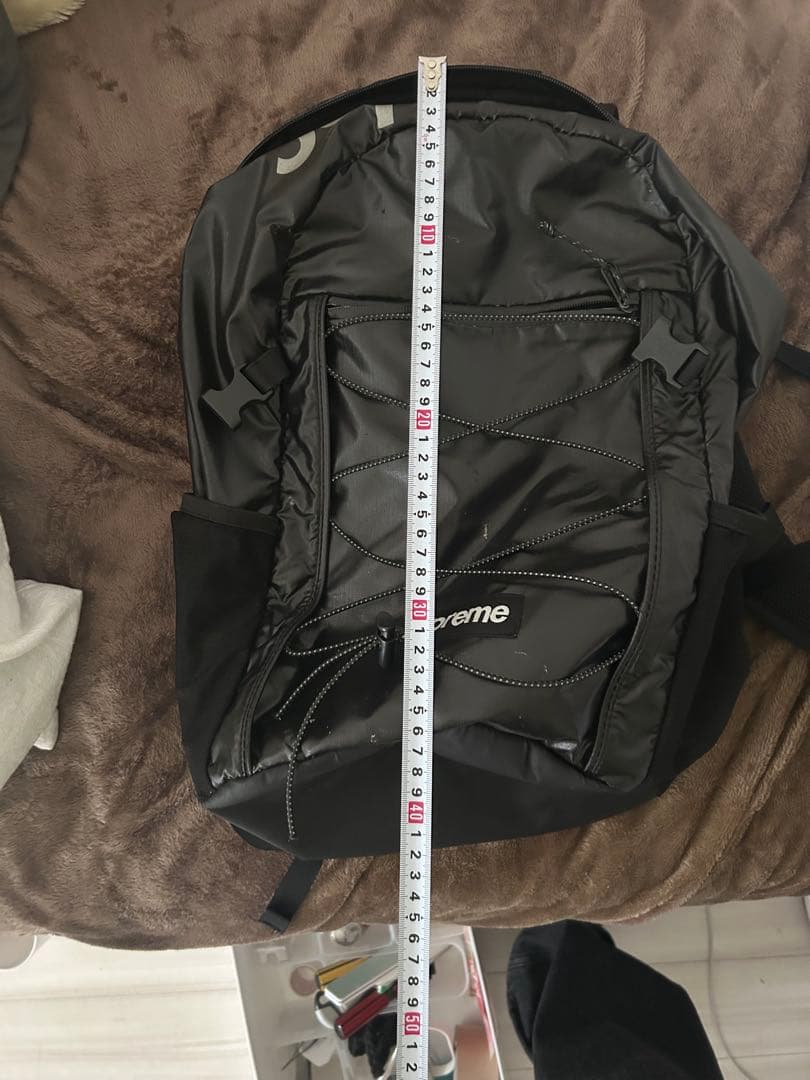 Supreme ブラック リュック・バック