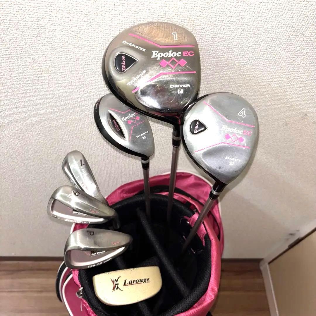 レディース ゴルフセット 7本 初心者 Wilson Golf Planner