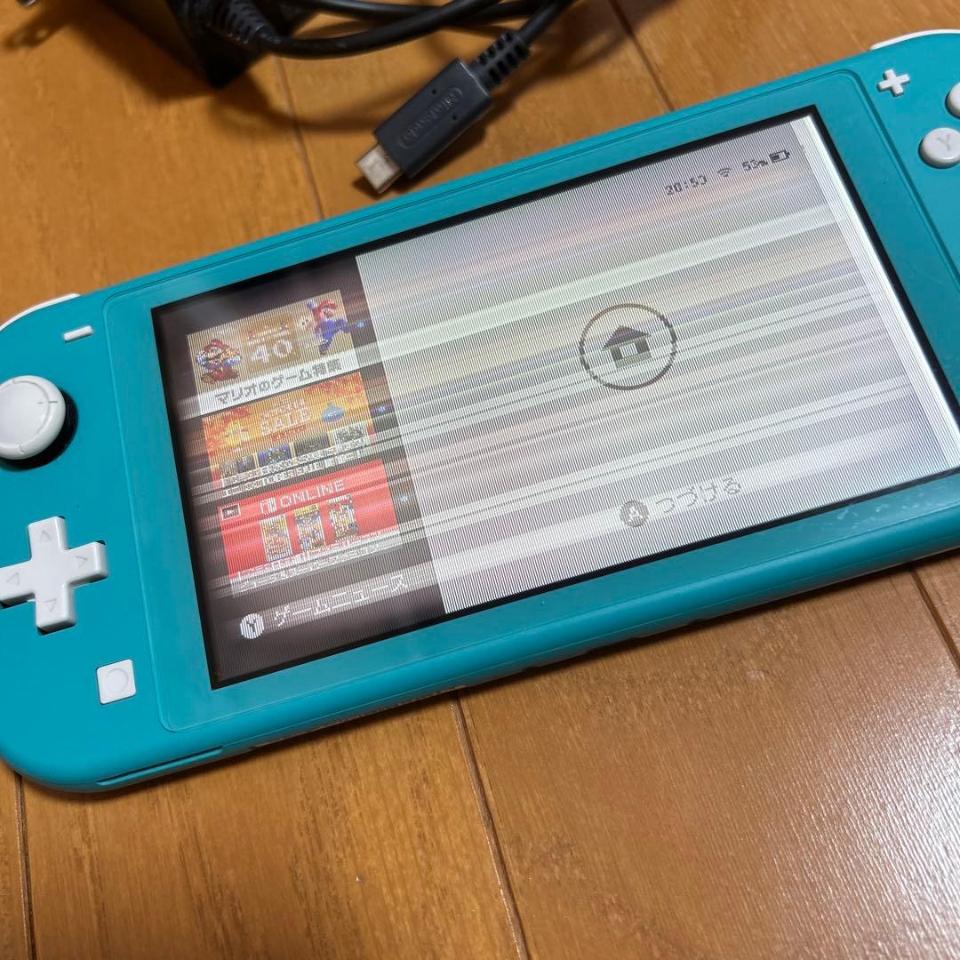 Nintendo Switch Lite ターコイズ 本体 ACアダプター付き