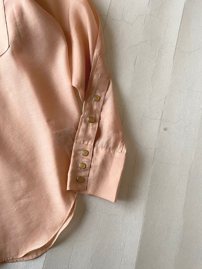 ジャーナルスタンダードJOURNAL STANDARDバンドカラーシアーシャツ