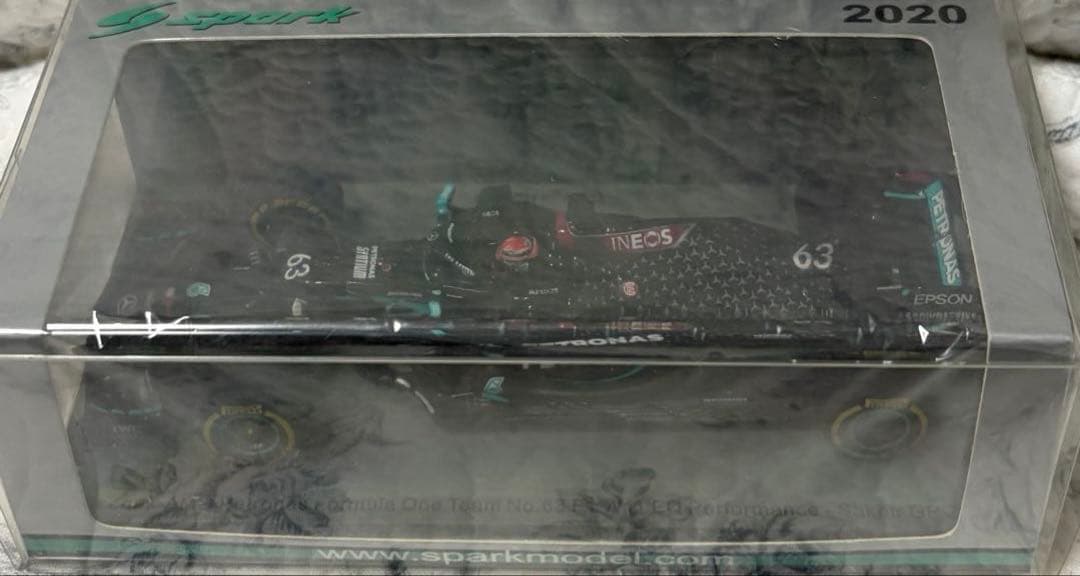 スパーク 1/43 メルセデスW11 ラッセル 2020サヒール9位F1初入賞