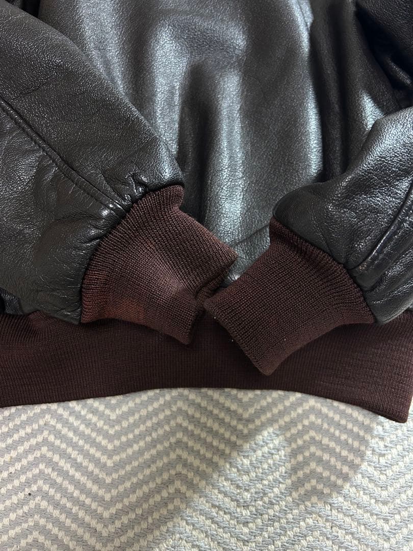 80s l.l.bean A-2 レザージャケットフライト 44 USA製