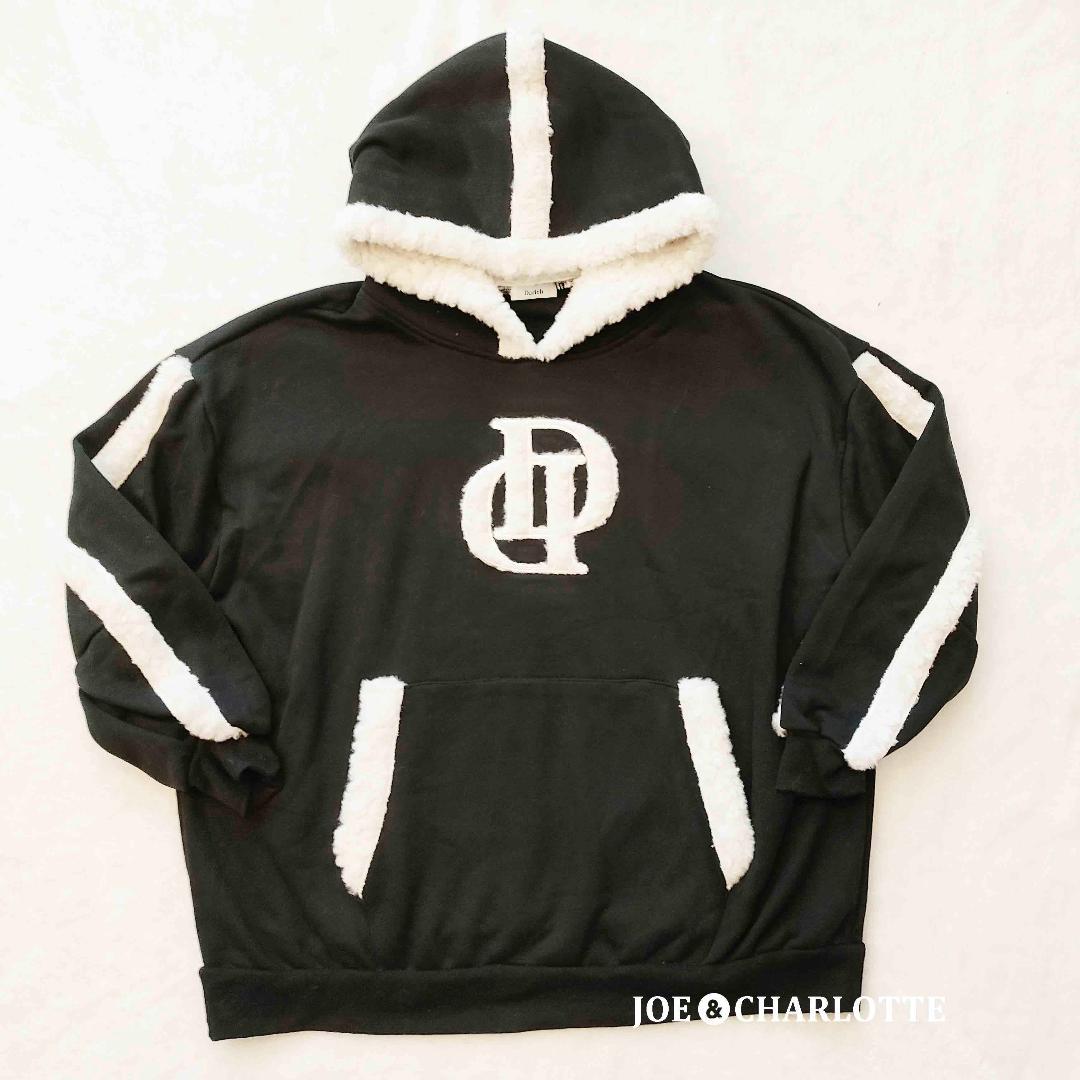 ダーリッチ darich DDボアスウェットフーディー BLK ブラック