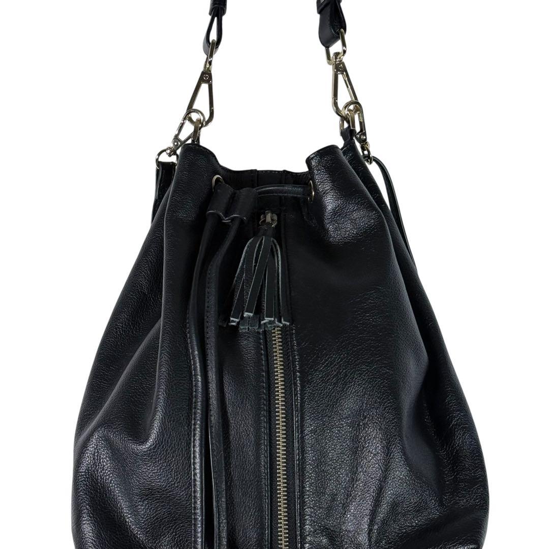 l*g様 【美品】バーニーズニューヨーク 4way 巾着 レザーバッグ リュック