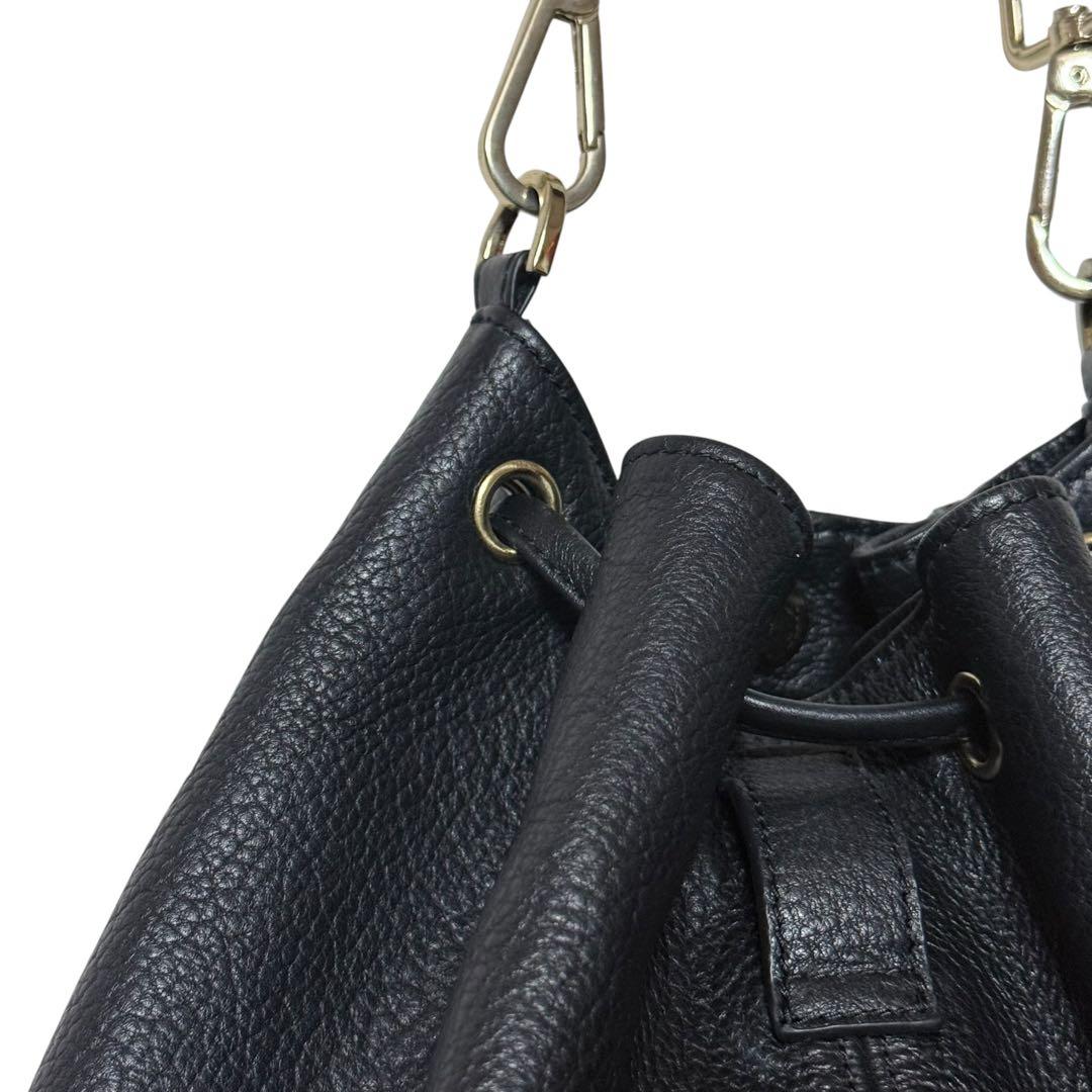 l*g様 【美品】バーニーズニューヨーク 4way 巾着 レザーバッグ リュック