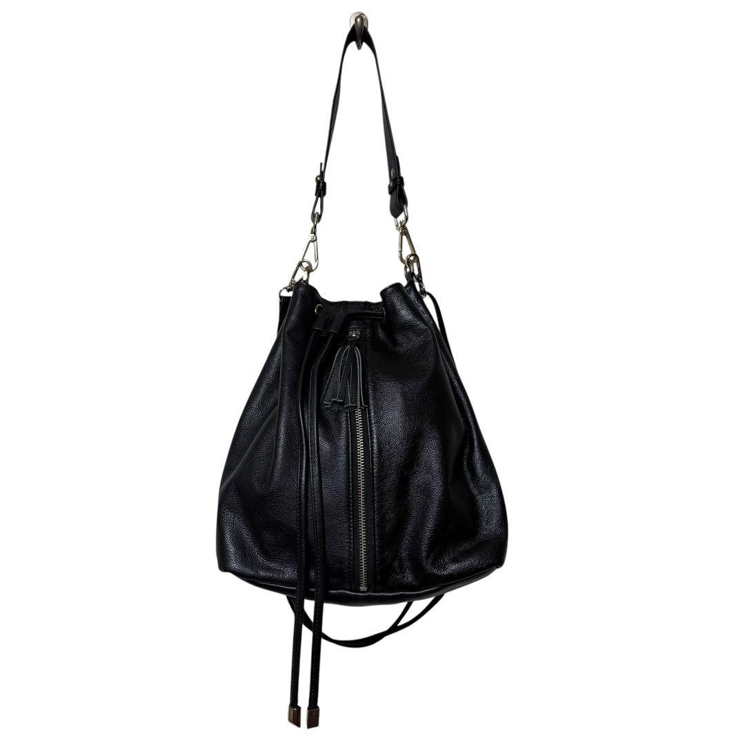 l*g様 【美品】バーニーズニューヨーク 4way 巾着 レザーバッグ リュック