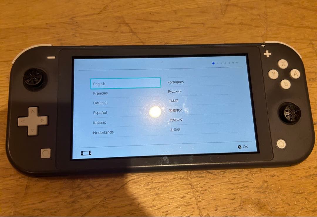 Nintendo Switch Lite グレー 一部破損あり