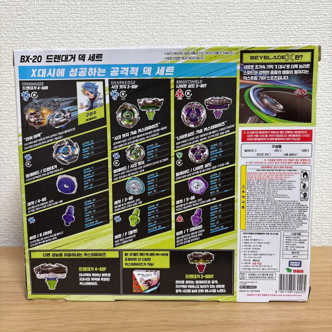 BEYBLADE X ベイブレードX BX-20 ドランダガーデッキセット 金属