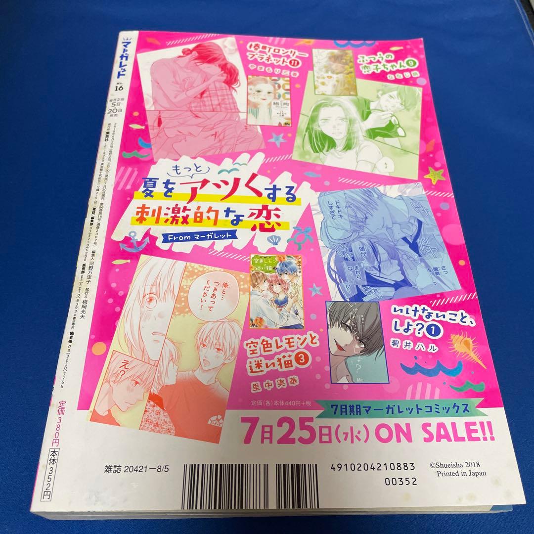 マーガレット2018年16号 椿町ロンリープラネット