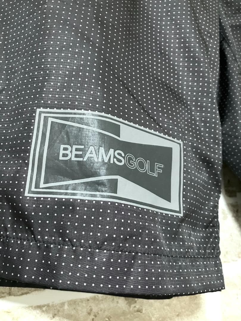 【早い者勝ち✨】ビームスゴルフ メンズ ハーフパンツ Lサイズ ブラック系 総柄