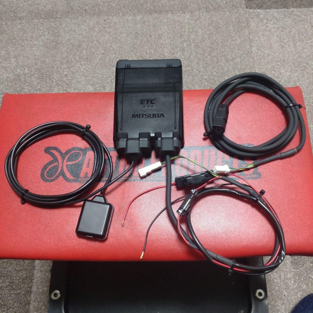 バイク用　ETC　車載器　ミツバ　BE61-W　（検索用）ETC2.0　1165