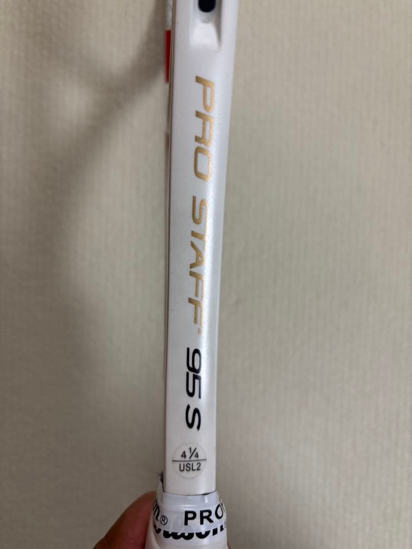 Wilson Pro Staff テニスラケット95S41/4 ガット交換済み