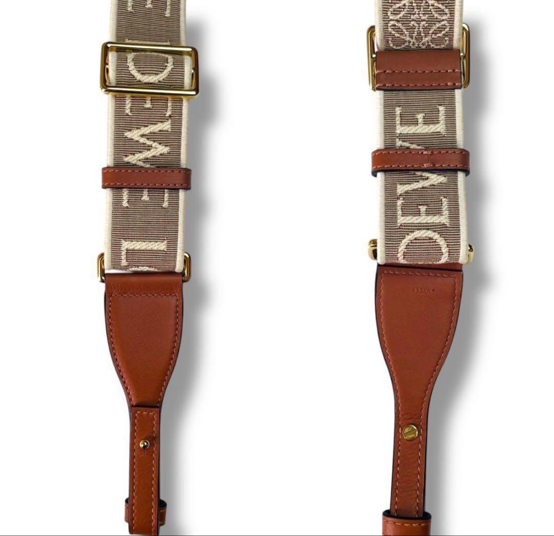 し*コ様 極美品 LOEWE ロエベ アナグラム ループ ストラップ ジャガード