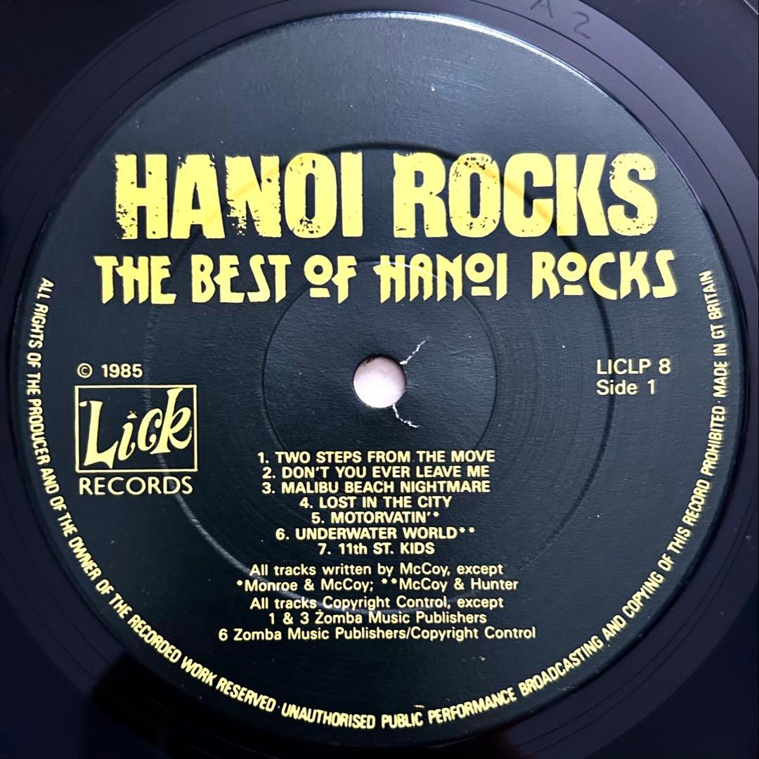 Hanoi Rocks The Best of Hanoi Rocks英国盤LP