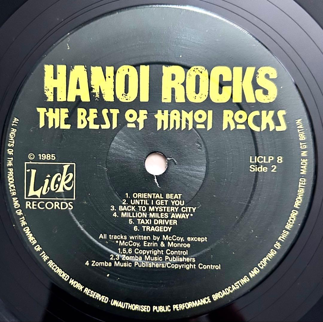 Hanoi Rocks The Best of Hanoi Rocks英国盤LP