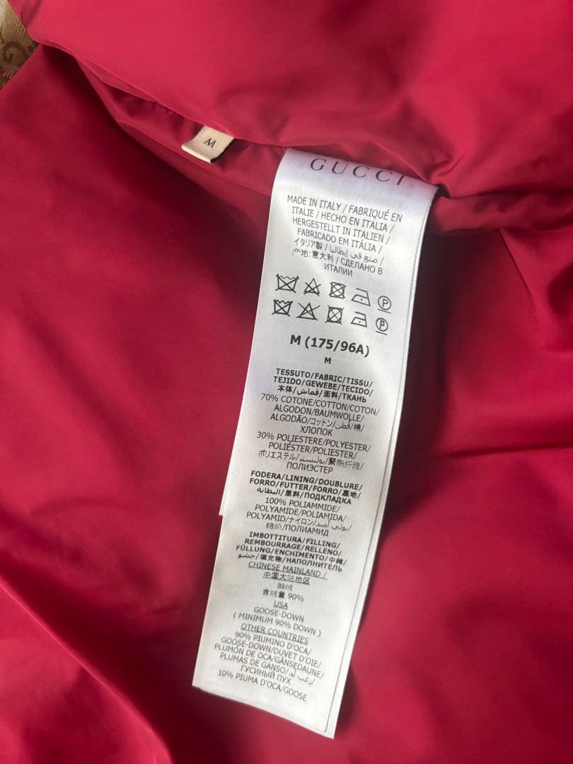 グッチ　ノースフェイス　ダウンベスト