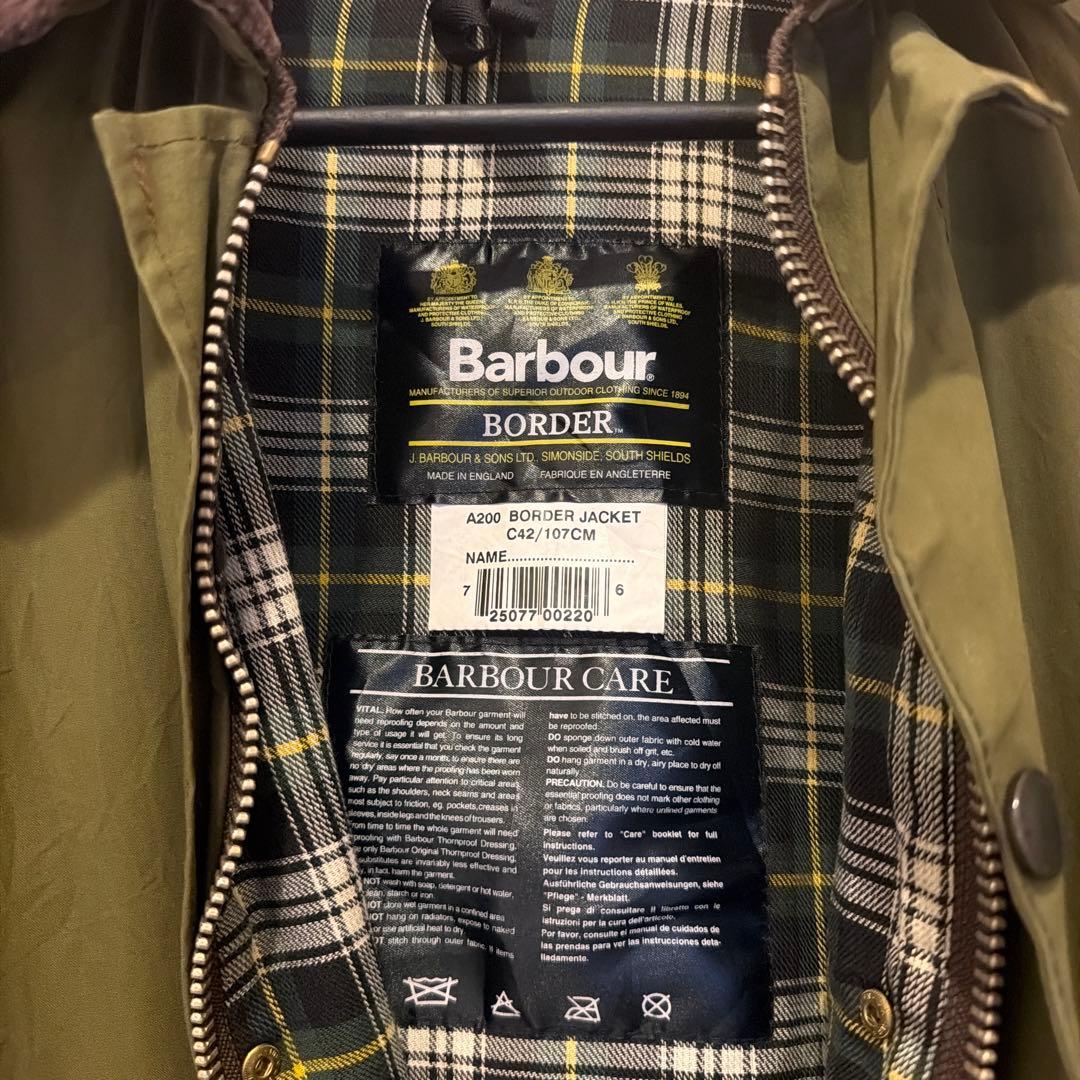 Barbour オリーブグリーンジャケット