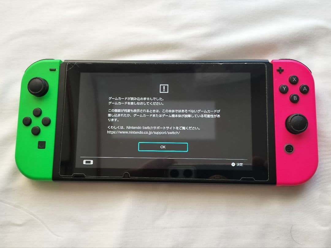 【タンカス】ニンテンドースイッチ 本体ジャンク品＋ケース