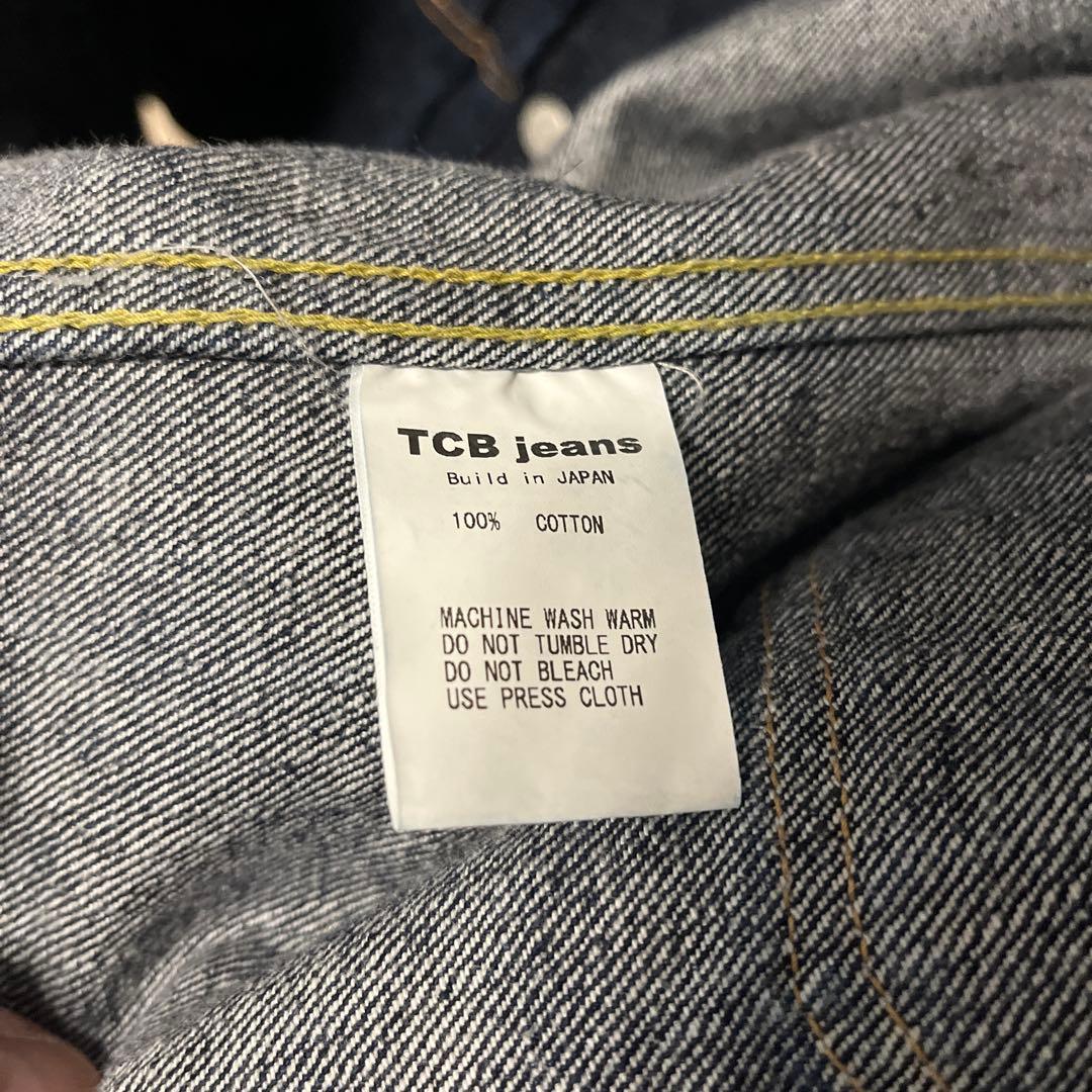 TCBジーンズ　1stデニムジャケット　サイズ40 Tバック