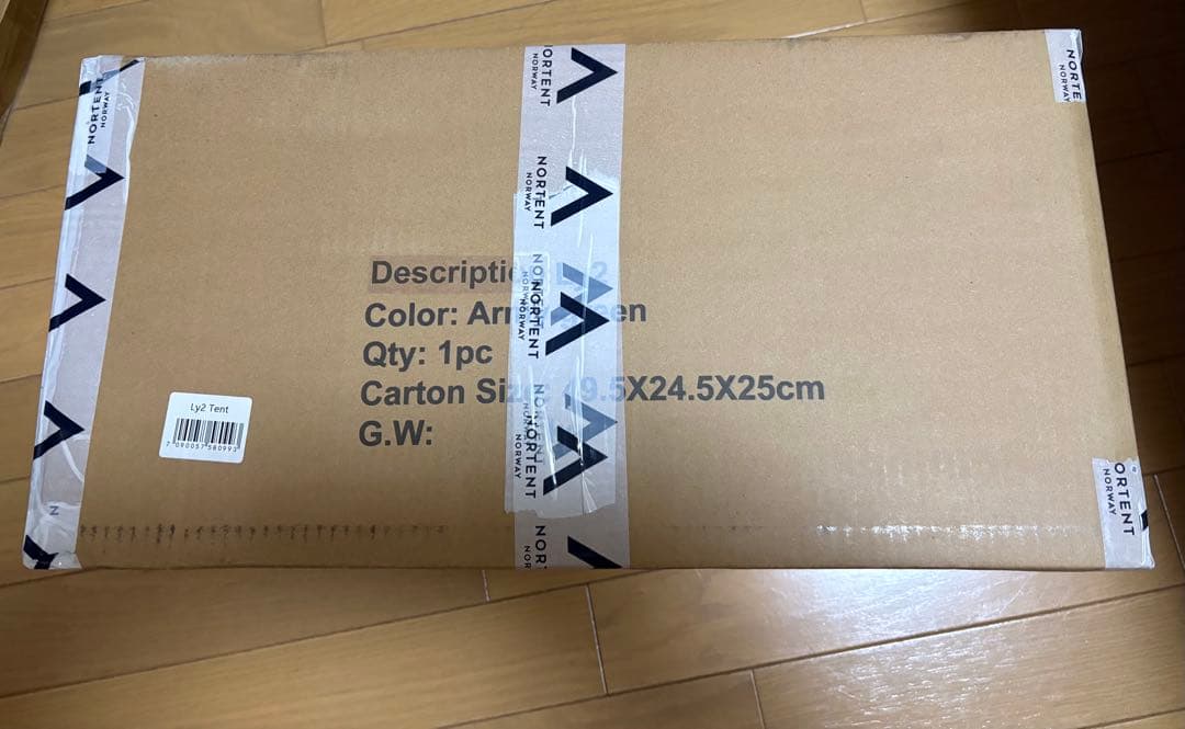 新品NORTENT ノルテント Ly1 山岳テント