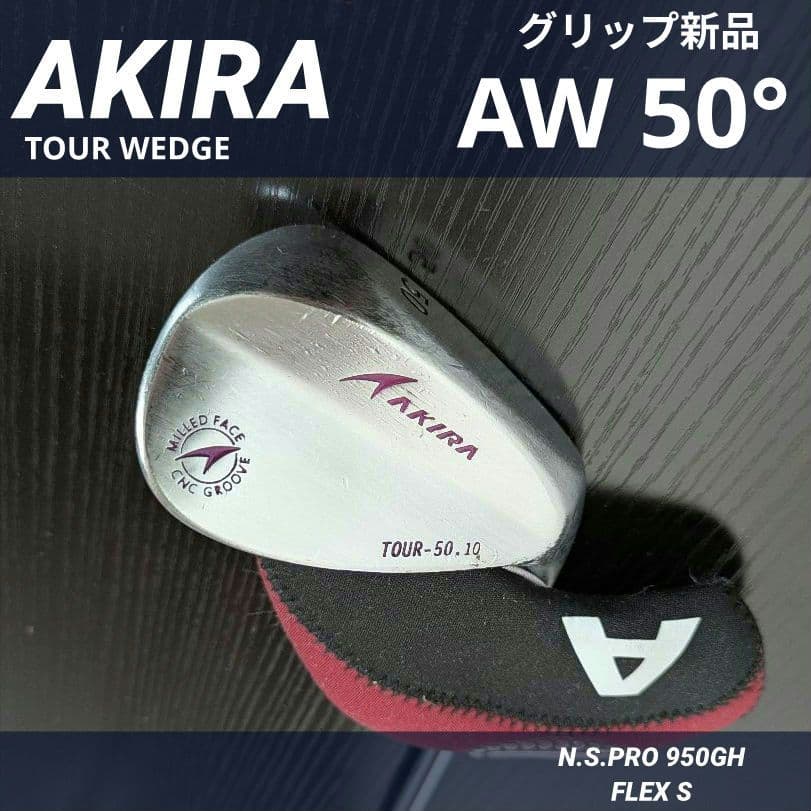 アキラ地クラブAWツアーアプローチウェッジ初心者メンズゴルフクラブSグリップ新品