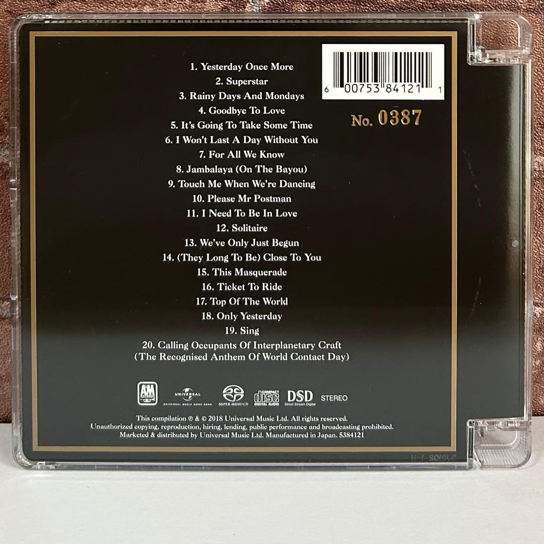 【SACD】CARPENTERS GOLD / カーペンターズ ゴールド