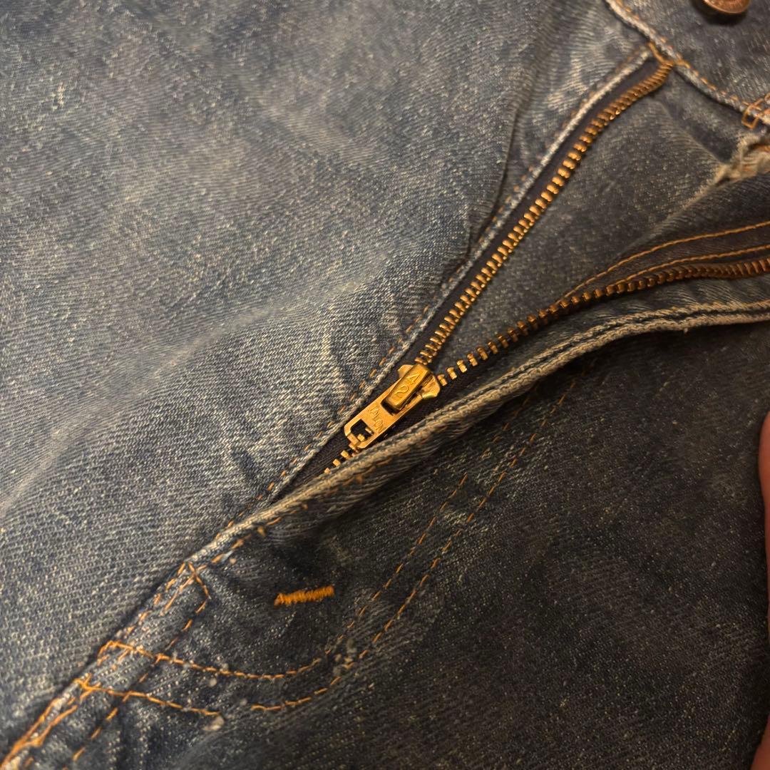 ノーリペア 60s 70s levis 505 BIG E 実寸W34 デニム