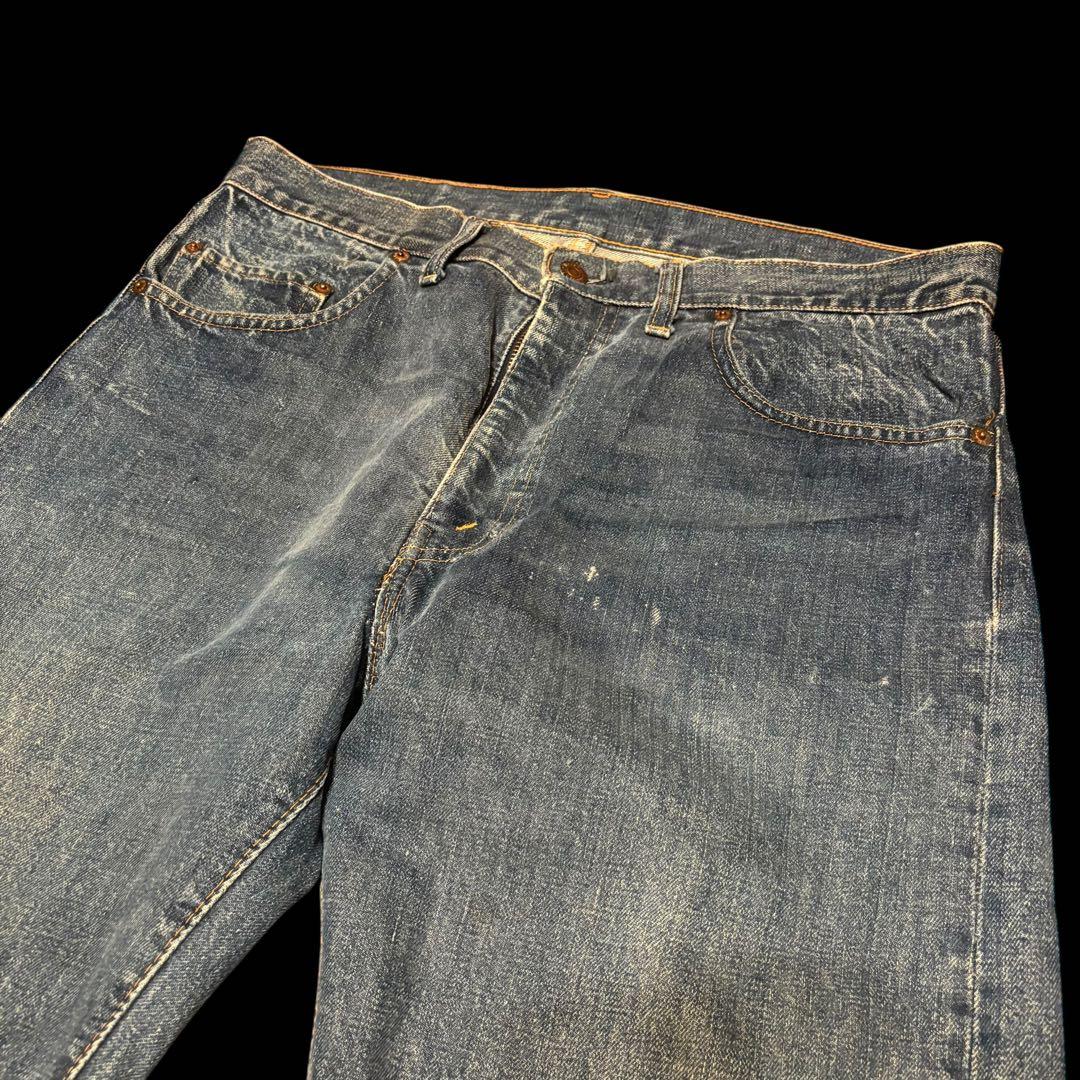 ノーリペア 60s 70s levis 505 BIG E 実寸W34 デニム