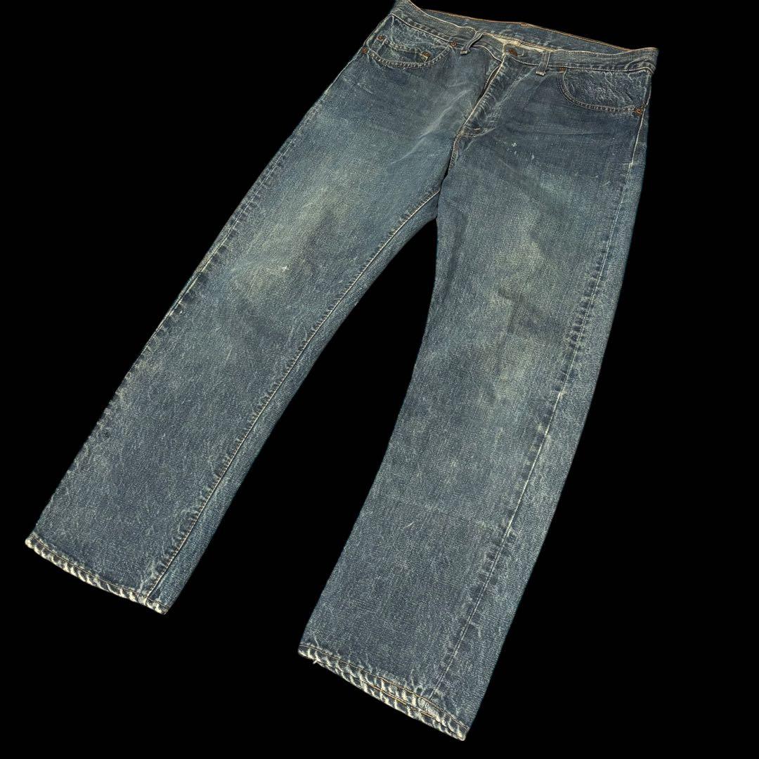 ノーリペア 60s 70s levis 505 BIG E 実寸W34 デニム