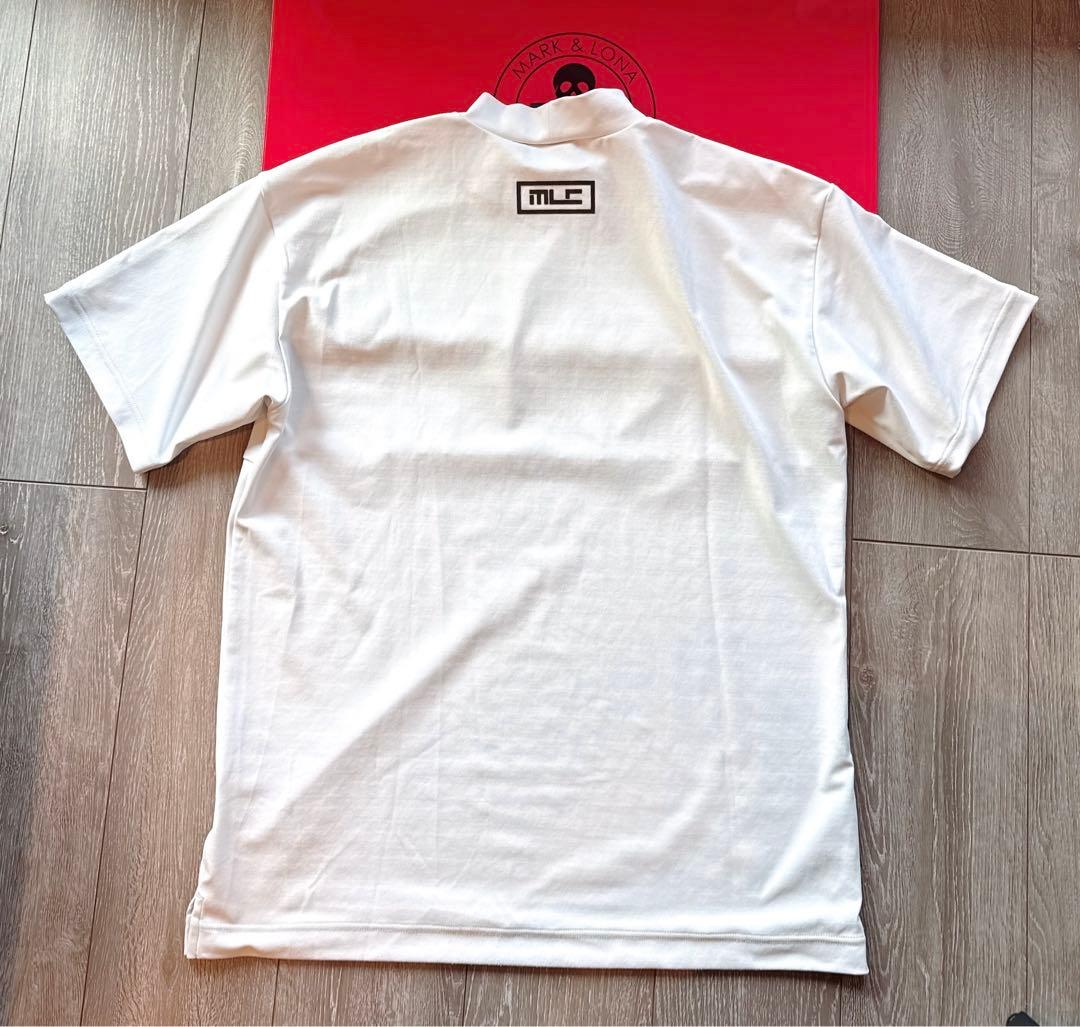 【美品】MARK&LONA モックネックシャツ code 白