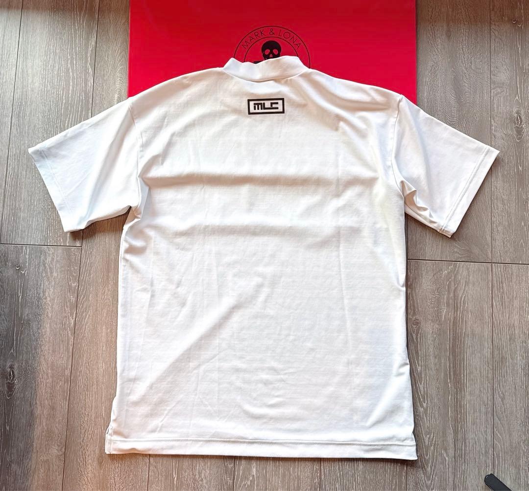 【美品】MARK&LONA モックネックシャツ code 白