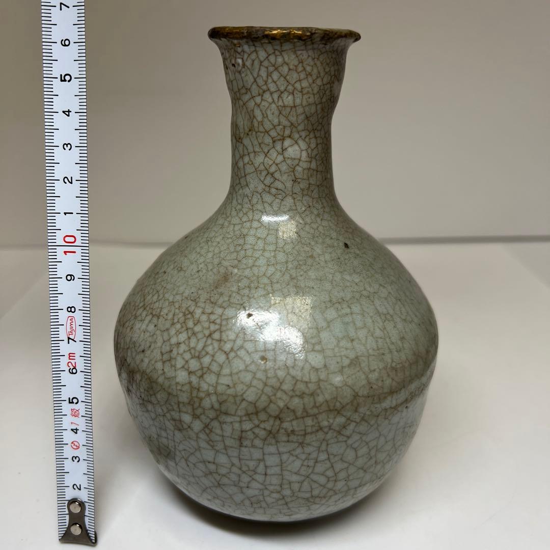 古代　李朝　白磁徳利　高さ約17㎝　東Y8-0204①