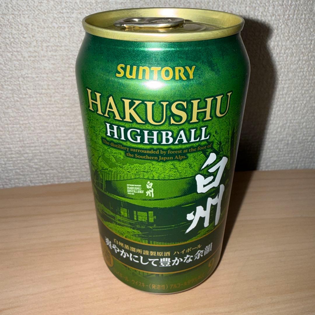 サントリー 白州ハイボール 350ml缶6本とウイスキー